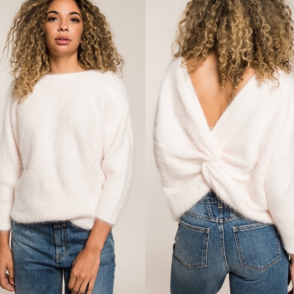 Ba&sh Barry angora wool sweater
